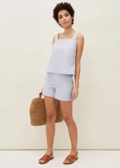 Flora Broderie Short