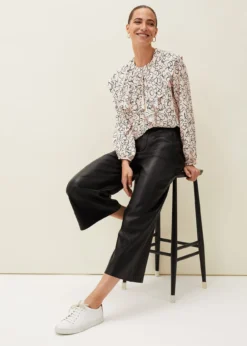 Martha Faux Leather Culottes -TrendLust Verkäufe 101378050 04 martha faux leather culottes