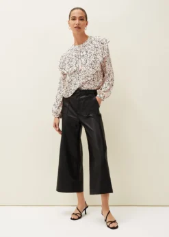 Martha Faux Leather Culottes -TrendLust Verkäufe 101378050 07 martha faux leather culottes