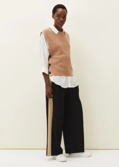 Mae Side Stripe Wide Leg Trouser -TrendLust Verkäufe 101397351 04 mae side stripe wide leg trouser