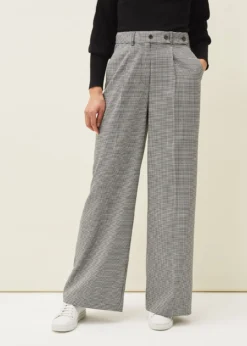 Karrie Dogtooth Wide Leg Trouser -TrendLust Verkäufe 101398725 03 karrie dogtooth wide leg trouser