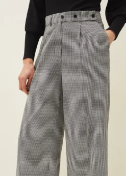 Karrie Dogtooth Wide Leg Trouser -TrendLust Verkäufe 101398725 04 karrie dogtooth wide leg trouser