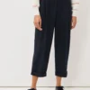 Odette Pleated Crop Trousers