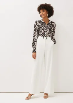 Solange Wide Leg Suit Trousers