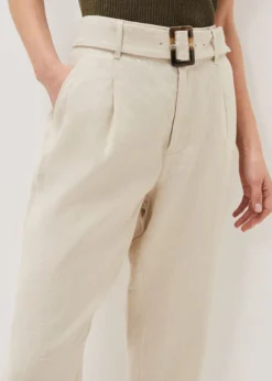 Hazel Linen Tapered Trousers -TrendLust Verkäufe 101446120 05 hazel linen tapered trousers