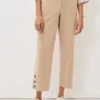 Parissa Button Hem Chino Trouser