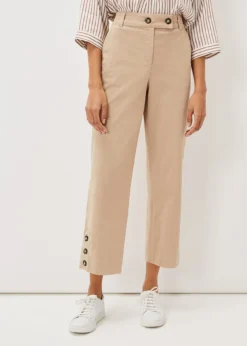 Parissa Button Hem Chino Trouser