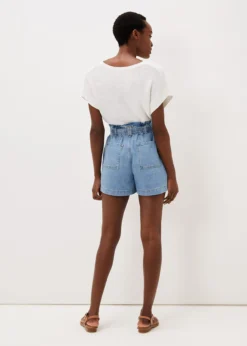 Pollie Denim Cargo Short -TrendLust Verkäufe 101465354 03 pollie denim cargo short