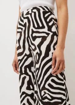 Isabelle Zebra Print Wide Leg Trouser -TrendLust Verkäufe 101472000 05 isabelle zebra print wide leg trouser