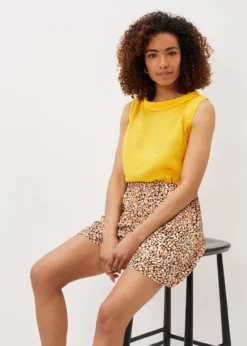 Lorha Almond Printed Shorts -TrendLust Verkäufe 101473000 04 lorha almond printed shorts
