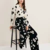 Rae Floral Wide Leg Trouser