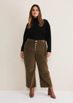 Karlie Button Through Corduroy Jeans