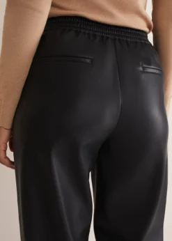 Rya Pleather Straight Leg Trouser -TrendLust Verkäufe 101518050 06 rya pleather straight leg trouser