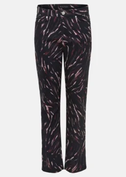 Ramona Zebra Print Straight Leg Jeans -TrendLust Verkäufe 101523492 99 ramona zebra print straight leg jeans