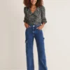 Scout Cargo Wide Leg Jeans
