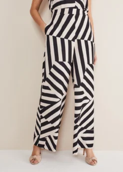 Phillis Striped Wide Leg Trousers -TrendLust Verkäufe 101587036 03 phillis striped wide leg trousers