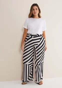 Phillis Striped Wide Leg Trousers -TrendLust Verkäufe 101587036 06 phillis striped wide leg trousers