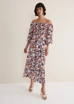 Lois Leaf Print Culottes