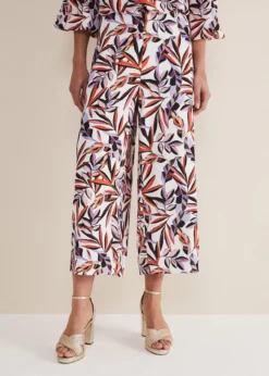 Lois Leaf Print Culottes -TrendLust Verkäufe 101600000 03 lois leaf print culottes