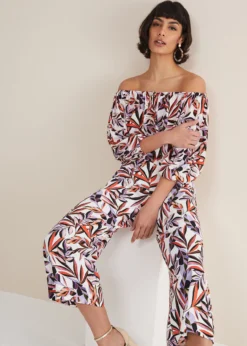 Lois Leaf Print Culottes -TrendLust Verkäufe 101600000 04 lois leaf print culottes