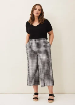 Fae Gingham Culotte
