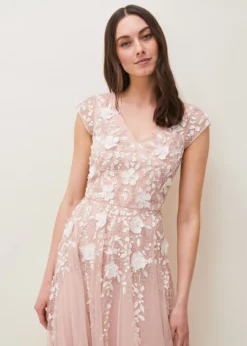 Henriette Flower Maxi Dress -TrendLust Verkäufe 206231319 04 henriette flower maxi dress