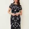 Floris Embroidered Shift Dress