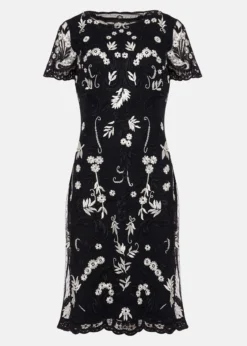 Floris Embroidered Shift Dress -TrendLust Verkäufe 208771287 99 floris embroidered shift dress