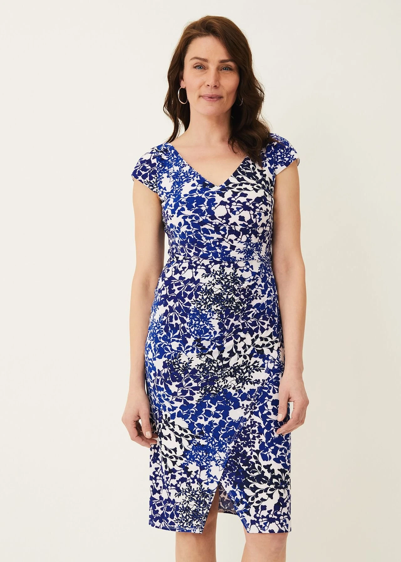 Arielle Contrast Print Jersey Dress 1 Arielle Contrast Print Jersey Dress