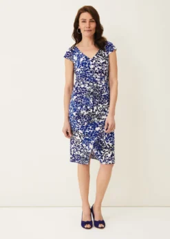 Arielle Contrast Print Jersey Dress 8 Arielle Contrast Print Jersey Dress -TrendLust Verkäufe 220051025 03 arielle contrast print jersey dress
