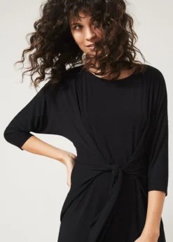Cindy Tie Front Jersey Dress -TrendLust Verkäufe 220415050 04 cindy tie front jersey dress