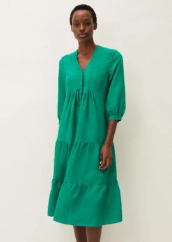 Penele Linen Midi Dress -TrendLust Verkäufe 220445693 03 penele linen midi dress