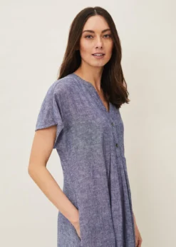 Danica Linen Swing Dress -TrendLust Verkäufe 220454027 04 danica linen swing dress