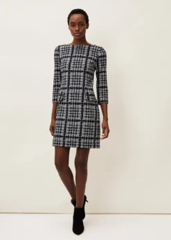Amani Houndstooth Check Tunic Dress -TrendLust Verkäufe 220478938 03 amani houndstooth check tunic dress