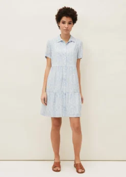 Penele Brushstroke Print Shirt Dress -TrendLust Verkäufe 220521408 03 penele brushstroke print shirt dress