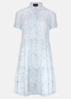 Penele Brushstroke Print Shirt Dress -TrendLust Verkäufe 220521408 99 penele brushstroke print shirt dress