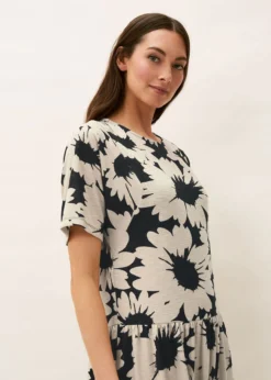 Daisy Print Swing Dress -TrendLust Verkäufe 220540836 04 daisy print swing dress