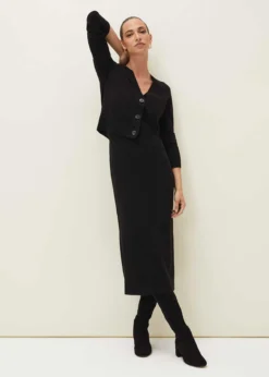 Anja Knitted Dress And Cardigan Co-Ord -TrendLust Verkäufe 220601050 03 anja knitted dress and cardigan co ord