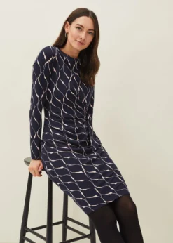 Ally Abstract Print Dress -TrendLust Verkäufe 220623351 04 ally abstract print dress