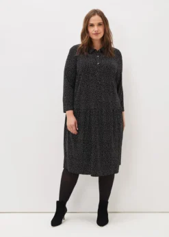 Mina Spot Jersey Dress -TrendLust Verkäufe 220646050 03 mina spot jersey dress