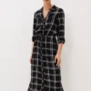 Bernadette Check Midi Dress