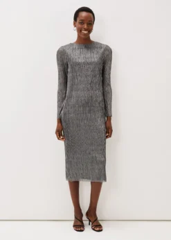 Alix Plisse Midi Dress -TrendLust Verkäufe 220679065 03 alix plisse midi dress