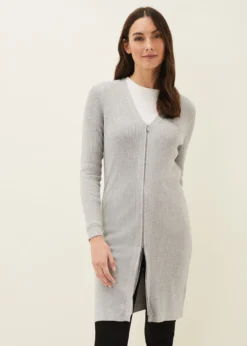 Milla Multiway Zip Ribbed Tunic Dress