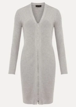 Milla Multiway Zip Ribbed Tunic Dress -TrendLust Verkäufe 220687370 99 milla multiway zip ribbed tunic dress