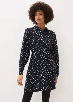 Alexandra Ditsy Print Shirt Dress