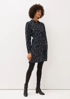Alexandra Ditsy Print Shirt Dress -TrendLust Verkäufe 220721287 03 alexandra ditsy print shirt dress
