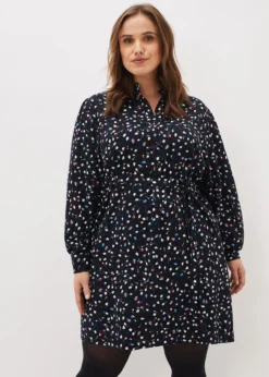 Alexandra Ditsy Print Shirt Dress -TrendLust Verkäufe 220721287 07 alexandra ditsy print shirt dress