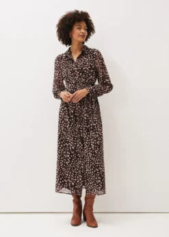 Libby Spot Print Midi Dress -TrendLust Verkäufe 220722327 03 libby spot print midi dress