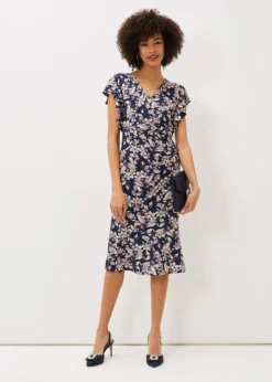 Zendaya Floral Jersey Dress