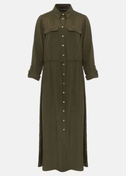 Tana Khaki Midi Dress -TrendLust Verkäufe 220761507 99 tana khaki midi dress